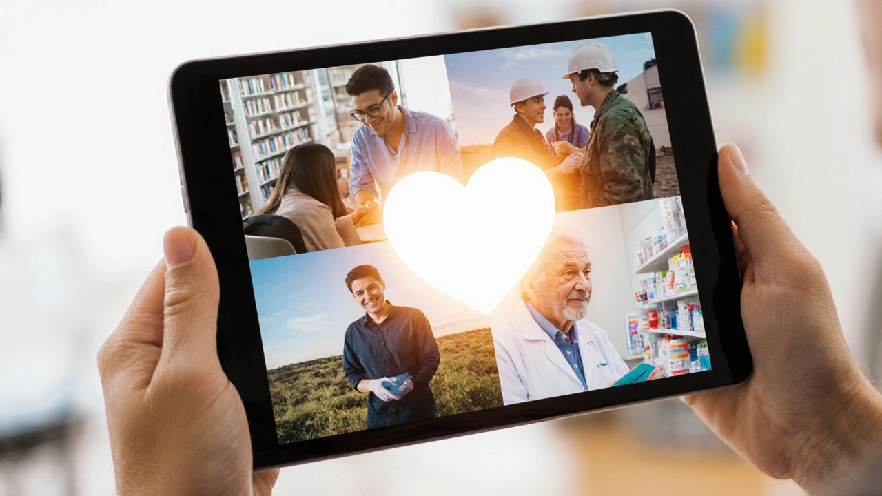 Коллаж из реальных моментов работы с теплым светом