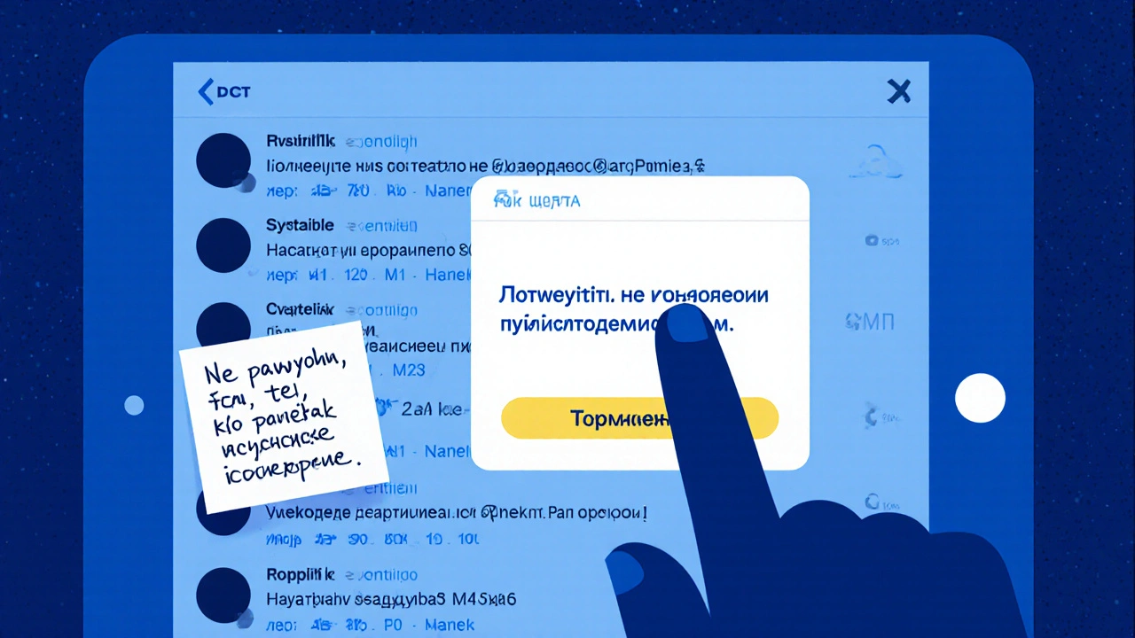 Пальец над кнопкой ответа на соцсетях, рядом — напоминание ценить искренние слова.